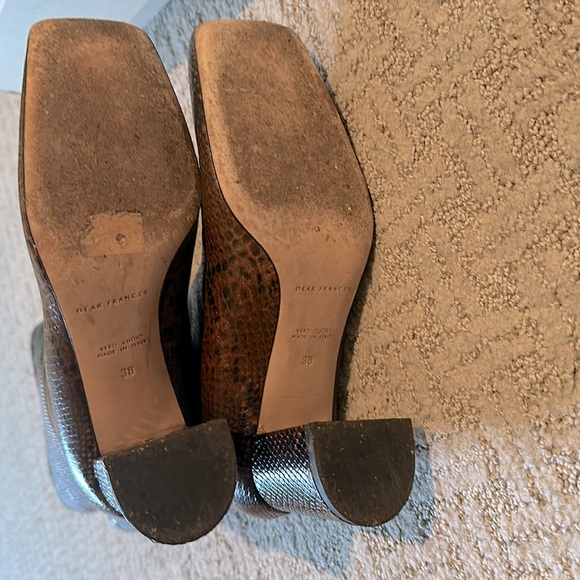 Dear Frances Verona Boots, size 38 in Snake Print Brown and Black (worn once) - Picture 5 of 10